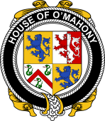 Irish Coat of Arms Badge for the O'MAHONY family