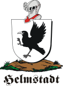 German shield on a mount for Helmstadt