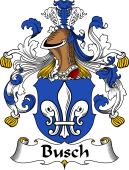 German Wappen Coat of Arms for Busch