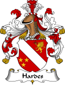 German Wappen Coat of Arms for Hardes
