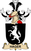 Republic of Austria Coat of Arms for Hager