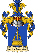 French Family Coat of Arms (v.23) for Fontaine ( de la)