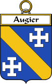 French Coat of Arms Badge for Augier