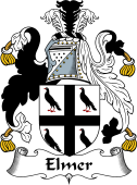 English Coat of Arms for the family Elmer