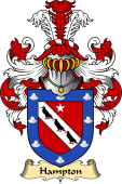Welsh Family Coat of Arms (v.23) for Hampton (mayor of Beaumaris, Anglesey)
