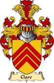 English Coat of Arms (v.23) for the family Clare