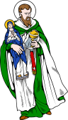 Catholic Saints Clipart image: St Hyacinth