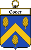 French Coat of Arms Badge for Godet