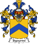 Italian Family Coat of Arms (v.25b) Signorini