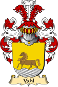 v.23 Coat of Family Arms from Germany for Vahl