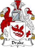 English Coat of Arms for Drake
