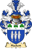 Irish Family Coat of Arms (v.23) for Hackett