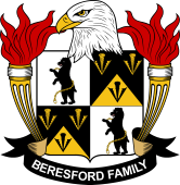 Coat of arms used by the Beresford family in the United States of America