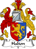 English Coat of Arms for the family Halton