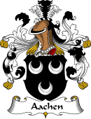 German Wappen Coat of Arms for Aachen