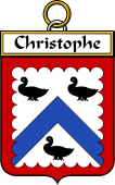 French Coat of Arms Badge for Christophe