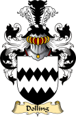 English Coat of Arms (v.23) for the family Dolling