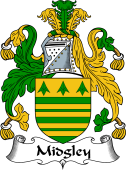 English Coat of Arms for the family Midgley