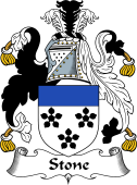 English Coat of Arms for the family Stone I