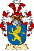 v.23 Coat of Family Arms from Germany for Vothe