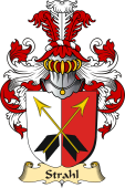 v.23 Coat of Family Arms from Germany for Strahl