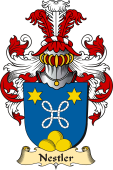 v.23 Coat of Family Arms from Germany for Nestler