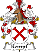 German Wappen Coat of Arms for Kempf