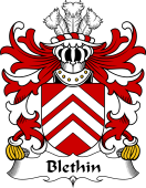 Welsh Coat of Arms for Blethin (of Shirenewton, Monmouthshire)