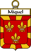 French Coat of Arms Badge for Miquel