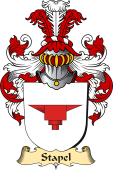 v.23 Coat of Family Arms from Germany for Stapel