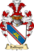 v.23 Coat of Family Arms from Germany for Ballinger