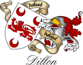 Sept (Clan) Coat of Arms from Ireland for Dillon