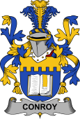 Irish Coat of Arms for Conroy or O'Mulconroy