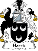 English Coat of Arms for the family Harris I