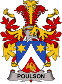 Coat of arms used by the Danish family Poulson