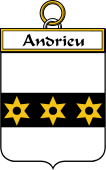 French Coat of Arms Badge for Andrieu