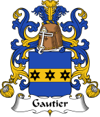 Coat of Arms from France for Gautier