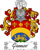 Araldica Italiana Coat of arms used by the Italian family Giannuzzi