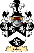 English Coat of Arms (v.23) for the family Raines