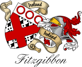 Sept (Clan) Coat of Arms from Ireland for Fitzgibbon