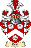 English Coat of Arms (v.23) for the family Knell