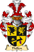v.23 Coat of Family Arms from Germany for Thillen