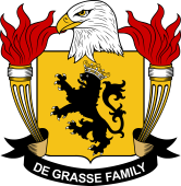 Coat of arms used by the De Grasse family in the United States of America