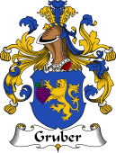 German Wappen Coat of Arms for Gruber