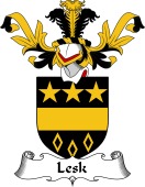 Coat of Arms from Scotland for Lesk