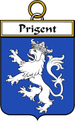 French Coat of Arms Badge for Prigent