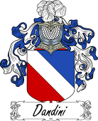 Araldica Italiana Coat of arms used by the Italian family Dandini