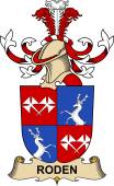 Republic of Austria Coat of Arms for Roden (de Hirzenau)