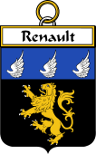 French Coat of Arms Badge for Renault
