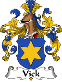 German Wappen Coat of Arms for Vick